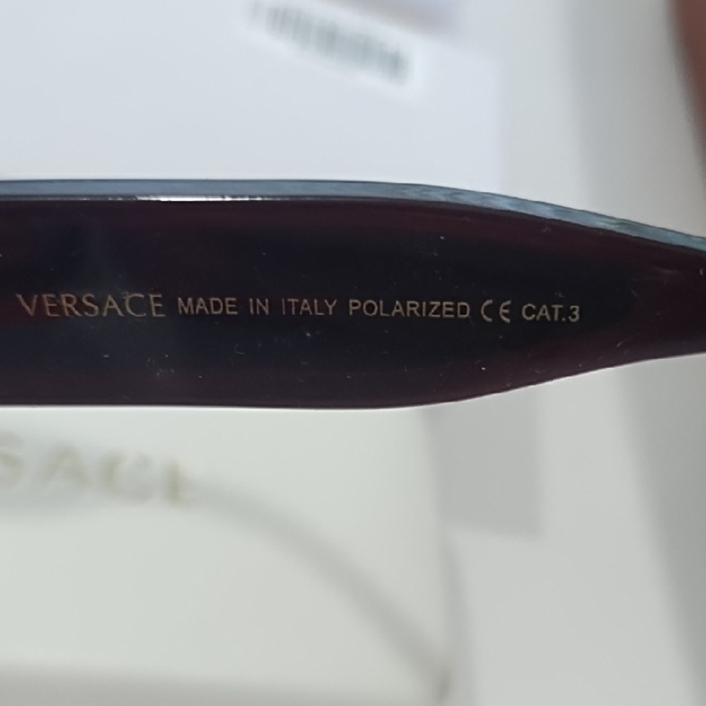 Versace Elegant Black Sunglasses Includes Box And Case - Picture 6 of 8